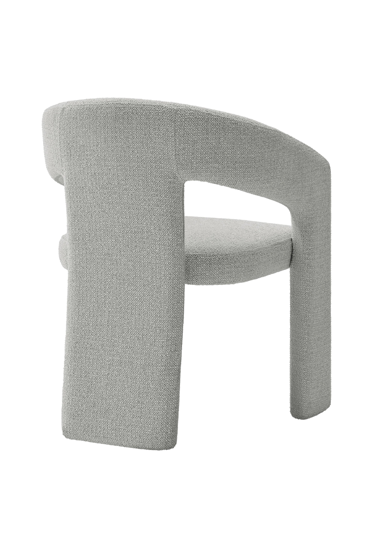 Elyssia Fabric Dining Chair,Dove Gray