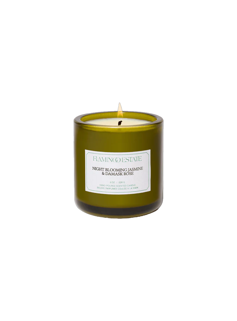 Flamingo Estate Night Blooming Jasmine & Damask Rose Candle