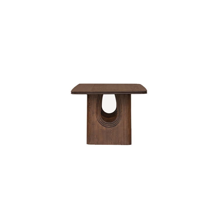 Layering Dining Table, Mud Brown