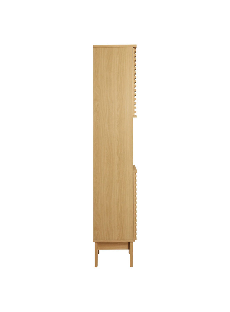 Chateau Narrow Bathroom Storage Cabinet,oak