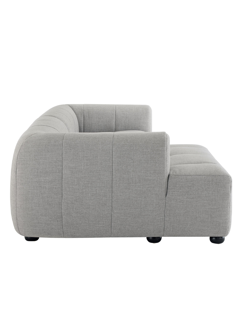 Axiom Sofa with Chaise,pewter