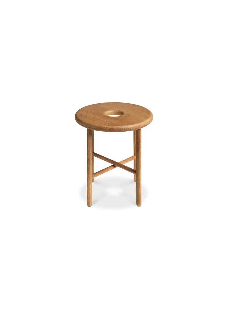 Calixen Stool,Natural Oak