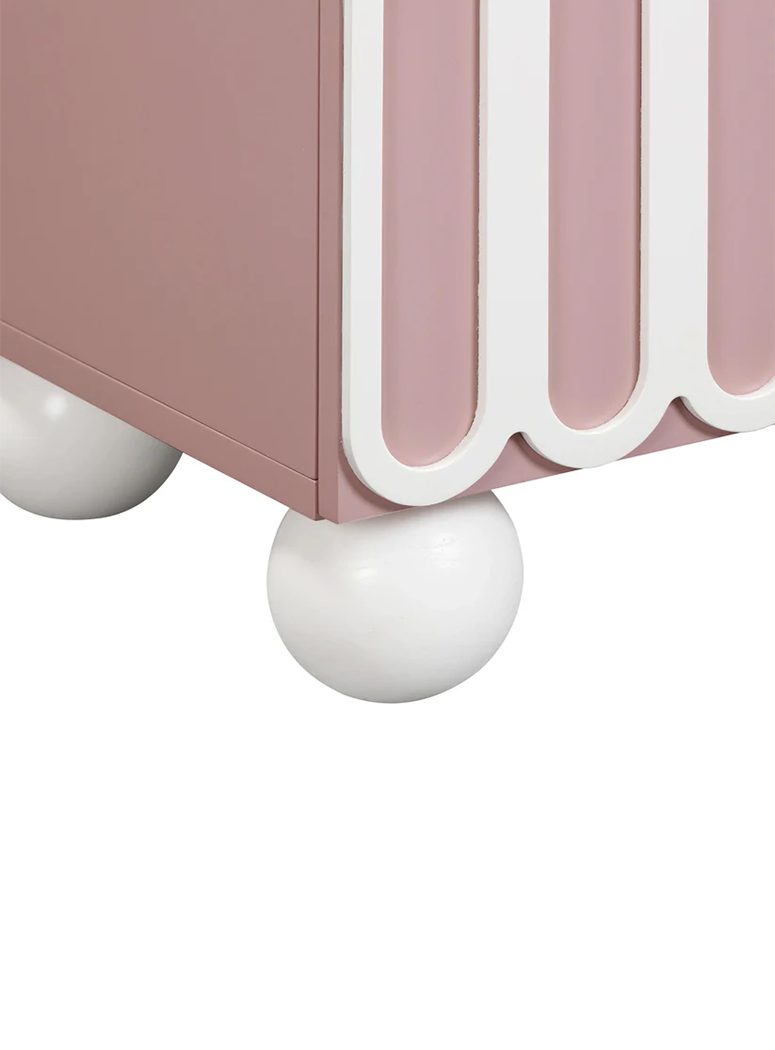 Flair Nightstand,mauve