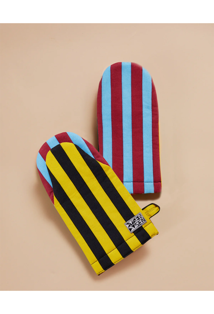 Dusen Dusen Striped Oven Mitt,Mustard