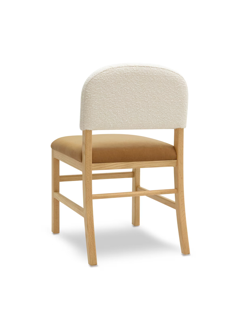 Aerisyn Cognac Performance Velvet Dining Chair