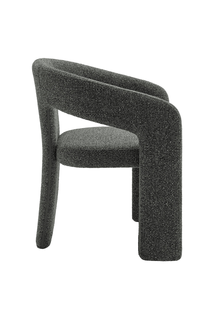 Elyssia Fabric Dining Chair,Anthracite