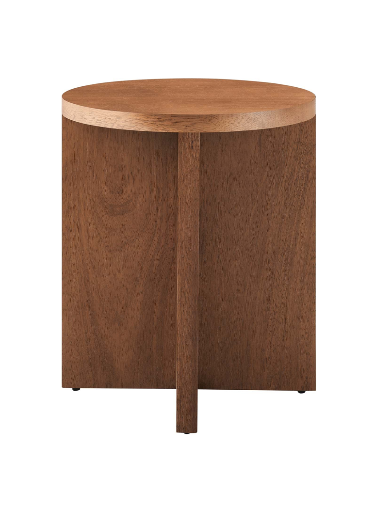 Quinlan Wood Side Table, walnut