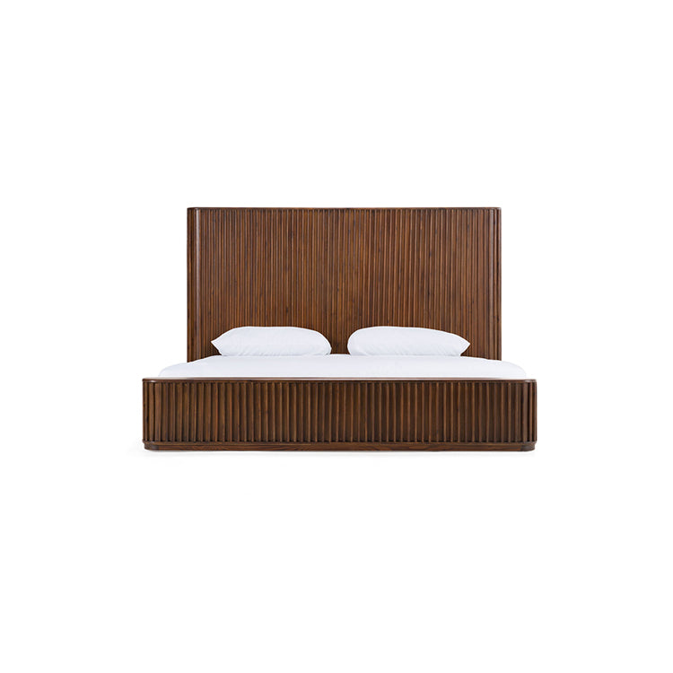 Acacia Walnut King Bed