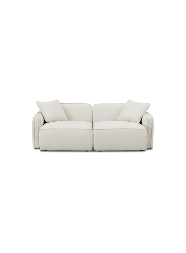 Syntara Linnen Loveseat,Sand