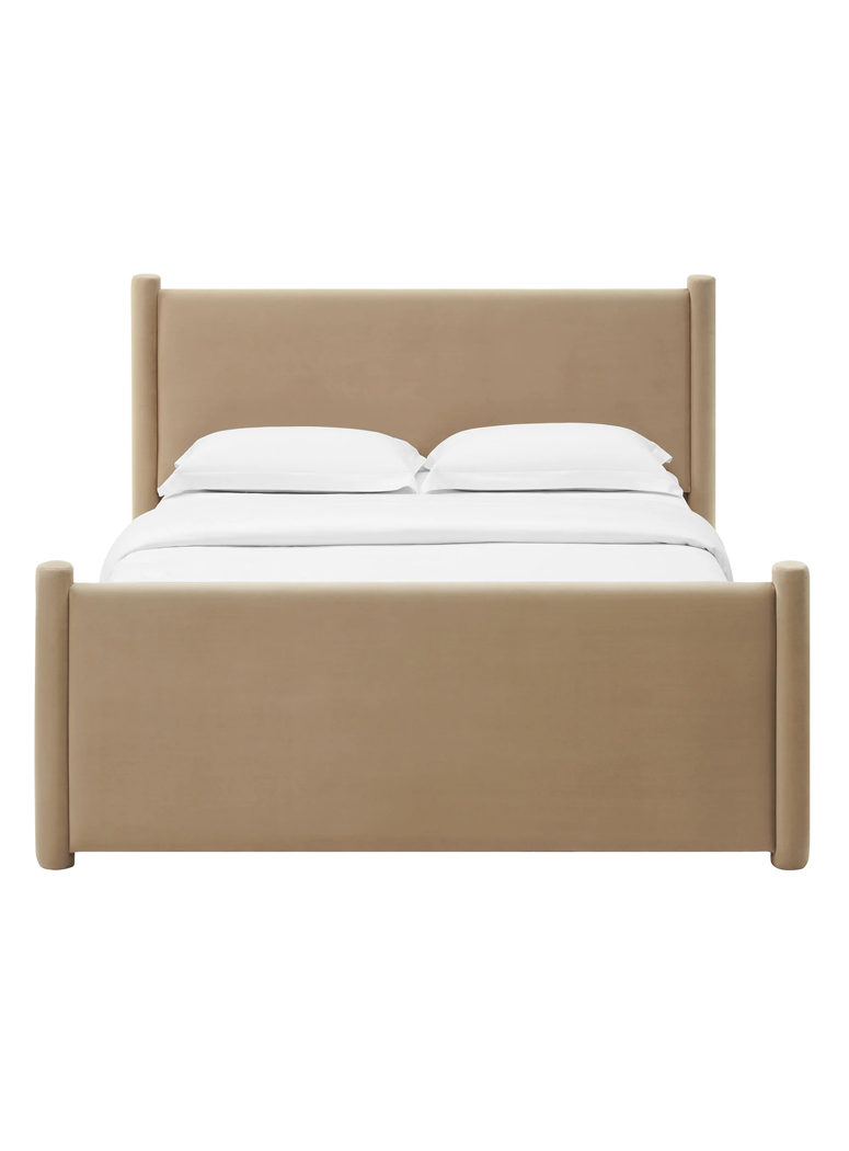 Mariselle King Plaform Bed,Taupe