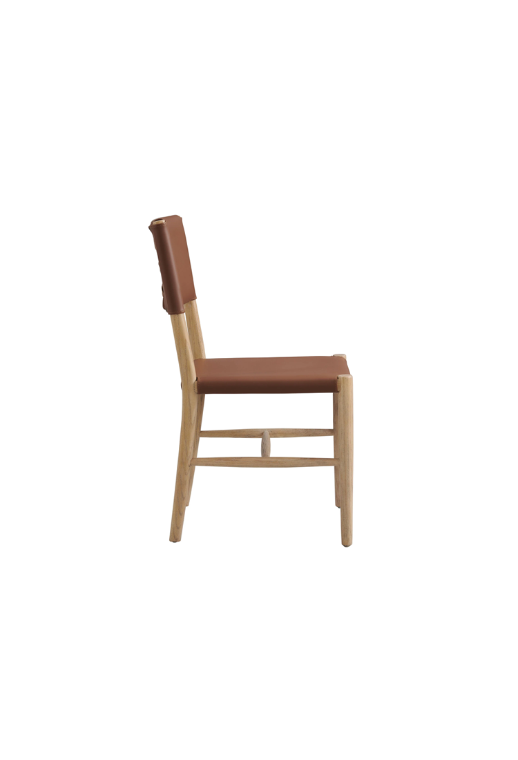 Empyrean Leather Dining Side Chair,Set of 2