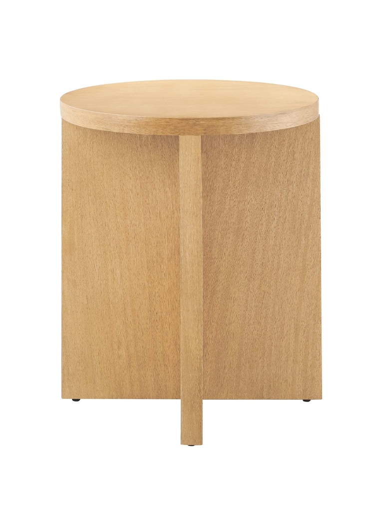 Quinlan Wood Side Table, natural