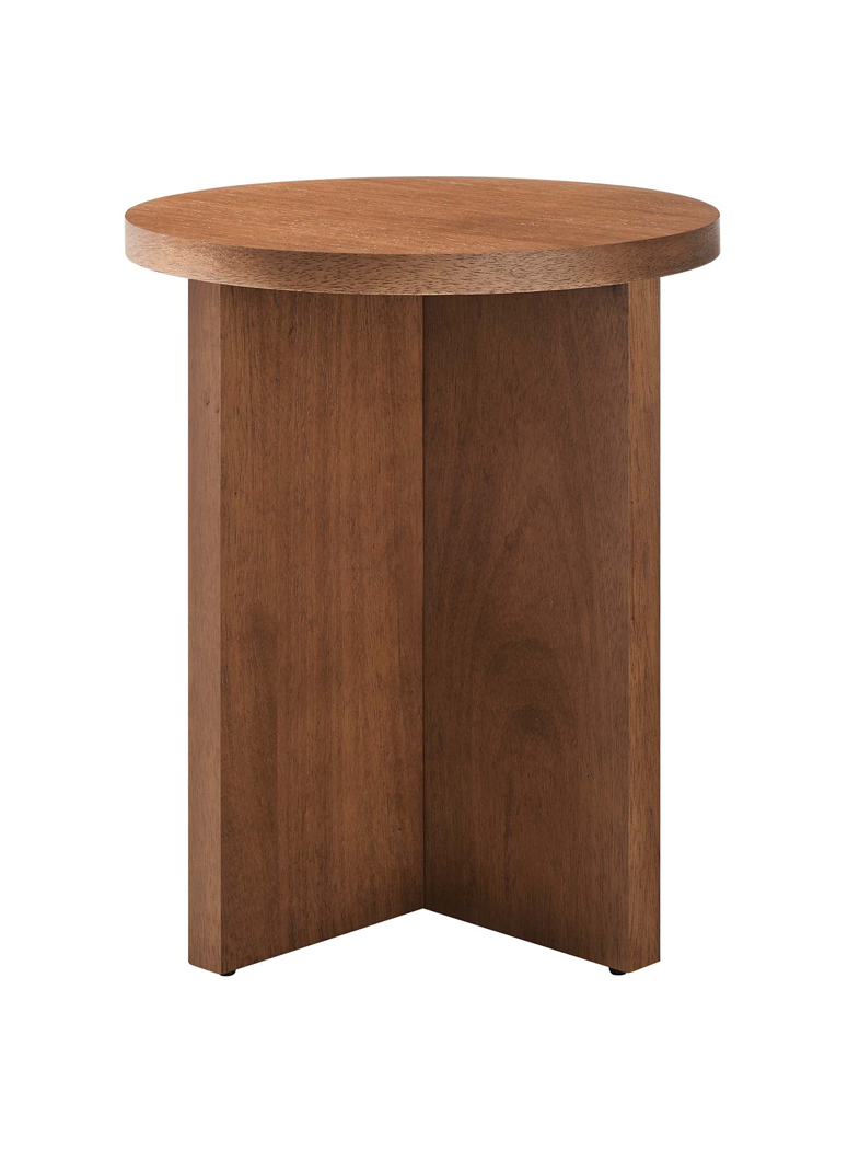 Quinlan Wood Side Table, walnut