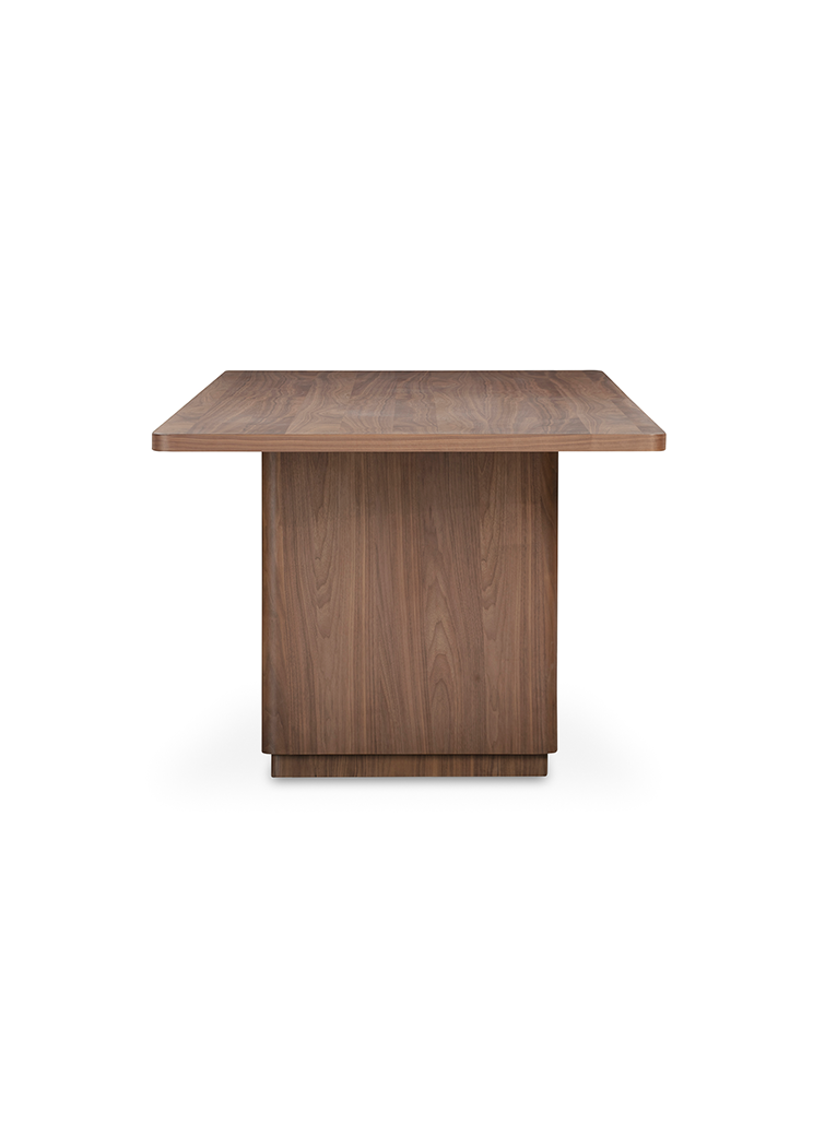 Lorne Small Dining Table, walnut brown