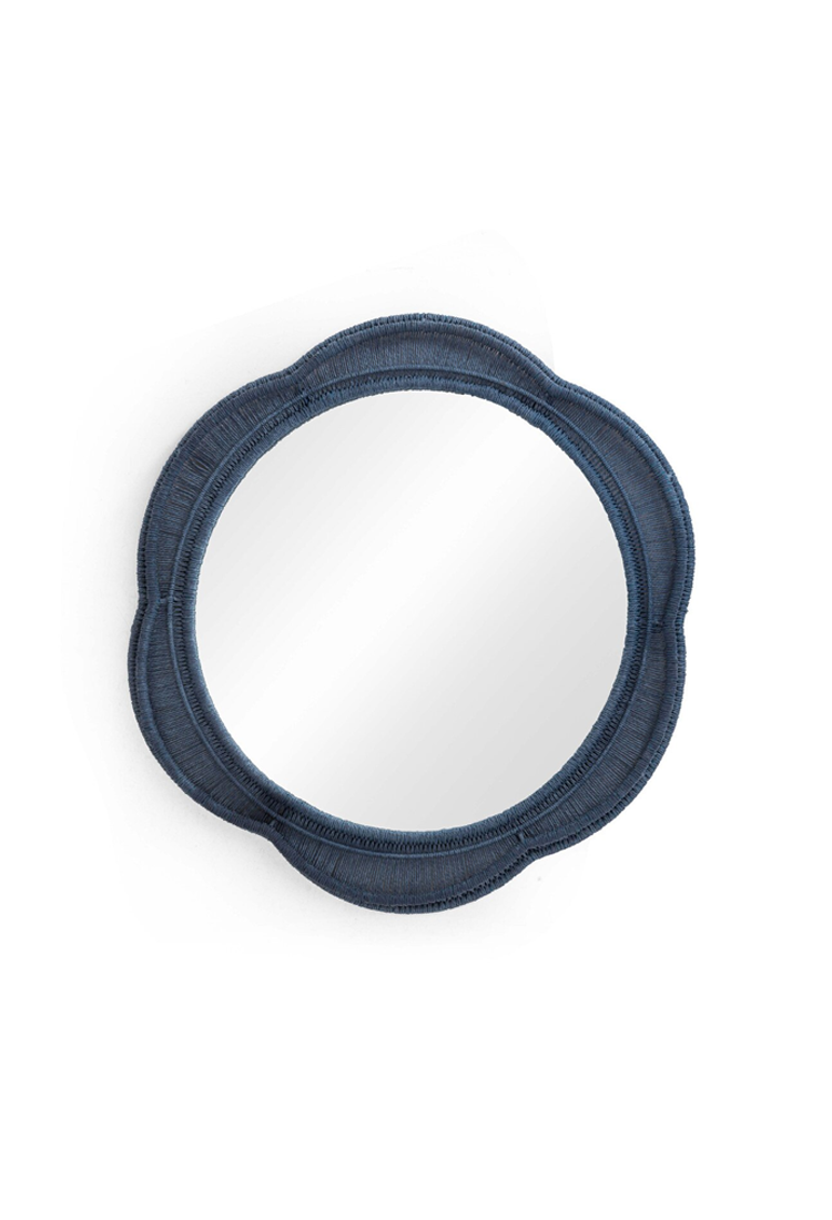 Bravura Wall Mirror,Blue