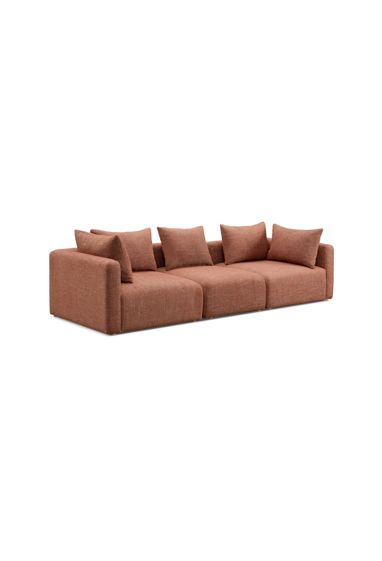 Temis Fabric Sofa,Sedona Red