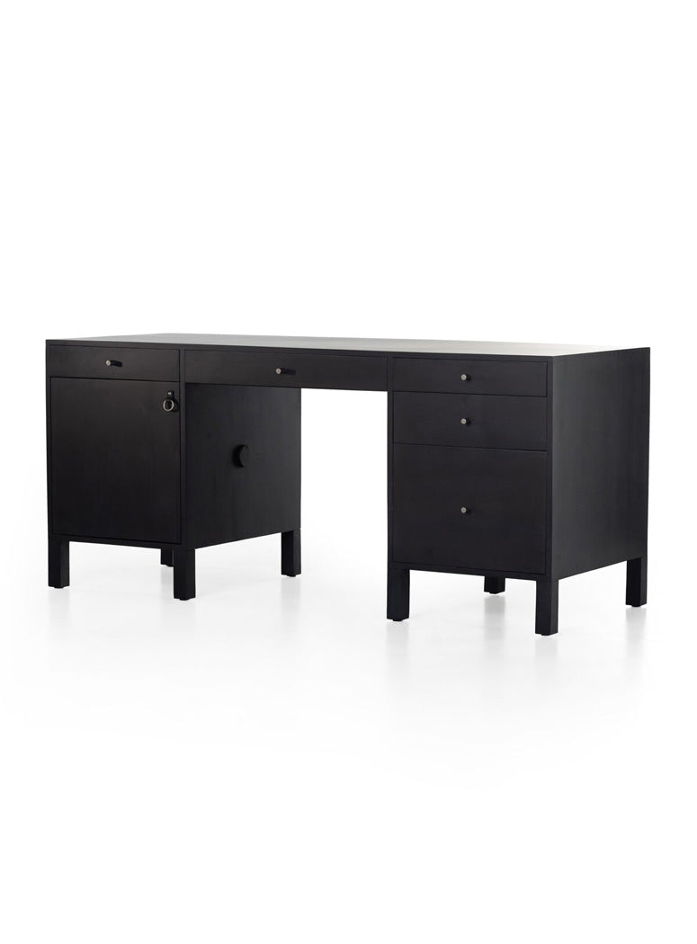 Four Hands Isador Executive Desk,Black