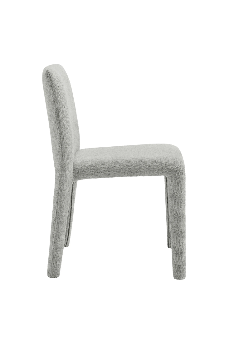 Noviara Fabric Dining Chair,Dove Gray