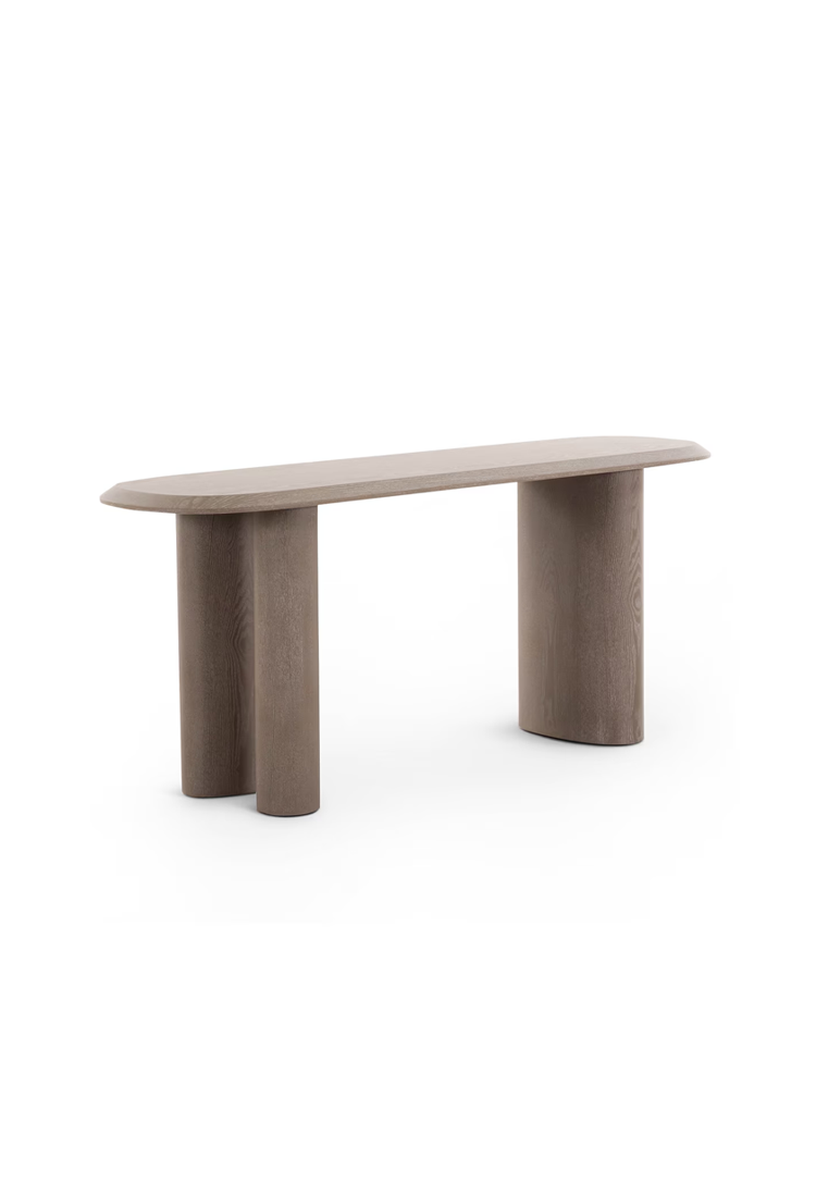 Zephyros Washed Ash Cosole Table