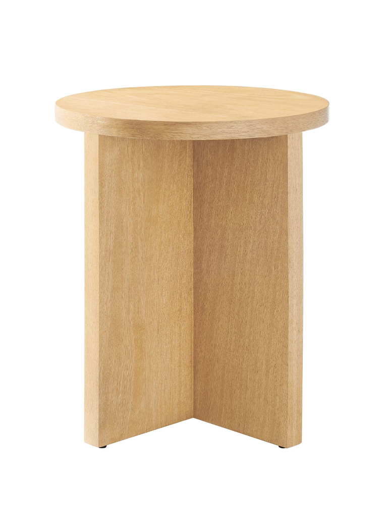 Quinlan Wood Side Table, natural