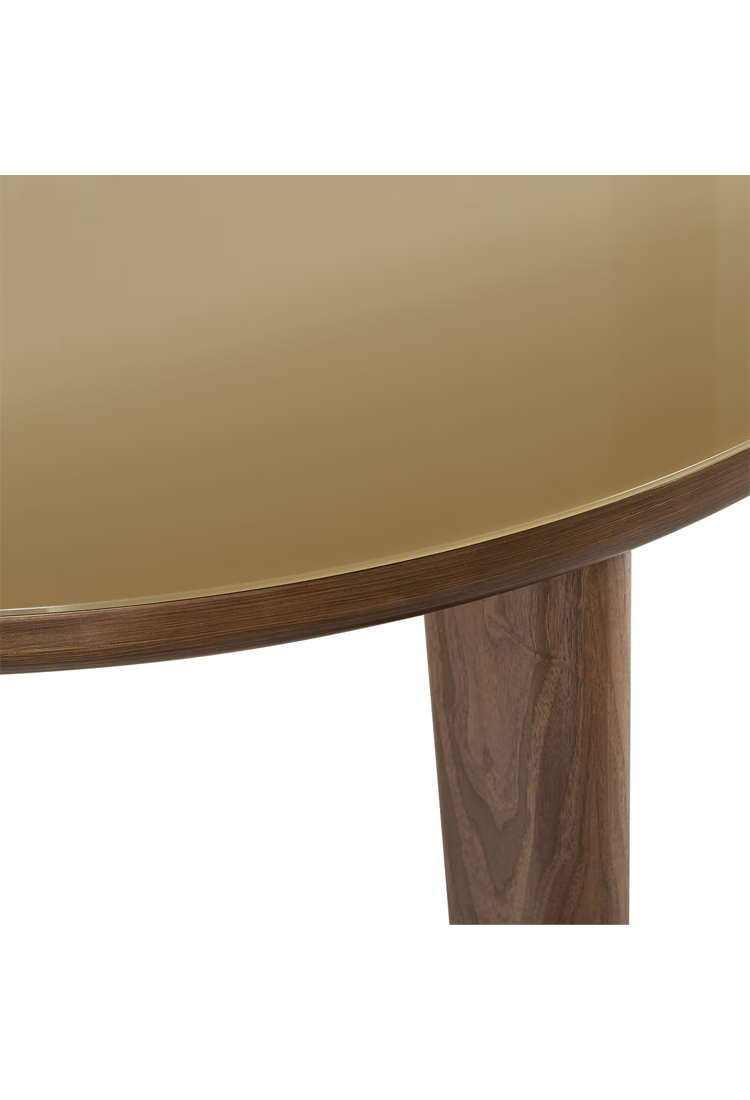 Kaelis Glass Round Dining Table