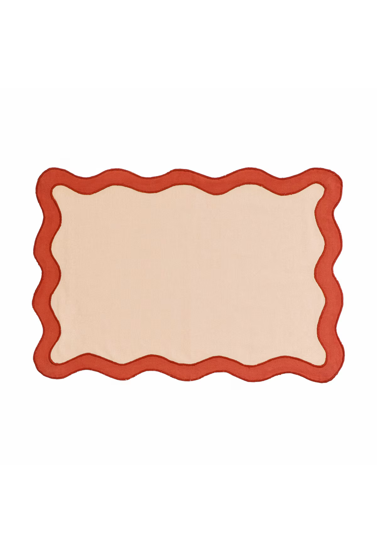 Tavira Cotton Placemat,Orange