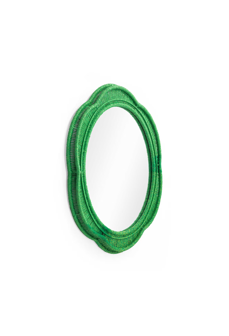 Bravura Wall Mirror,Green