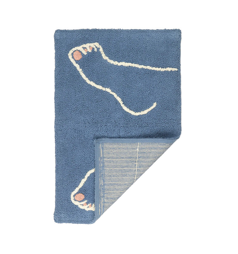 Footsie Bathmat,blue