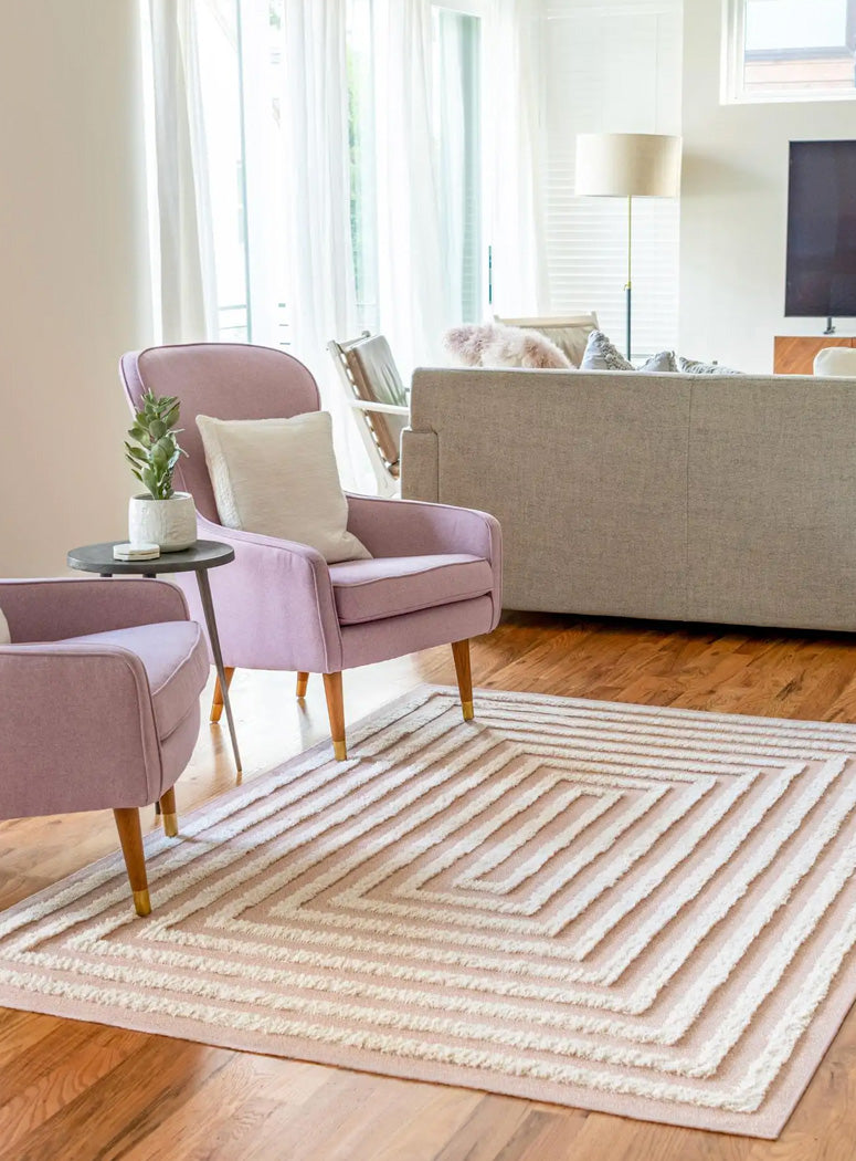 Sabrina Soto Rectangle Rug,pink