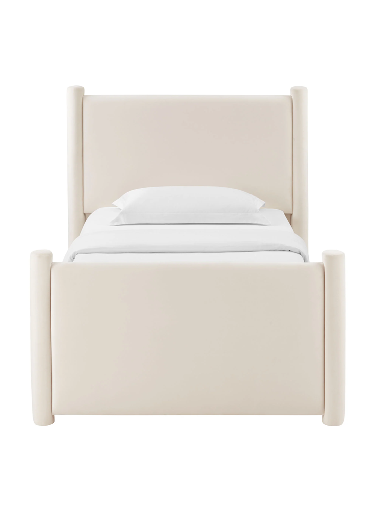 Mariselle Twin Plaform Bed,Alabaster