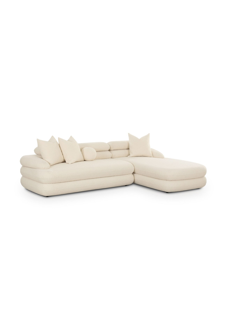 Restopia Cream Boucle RAF Sectional