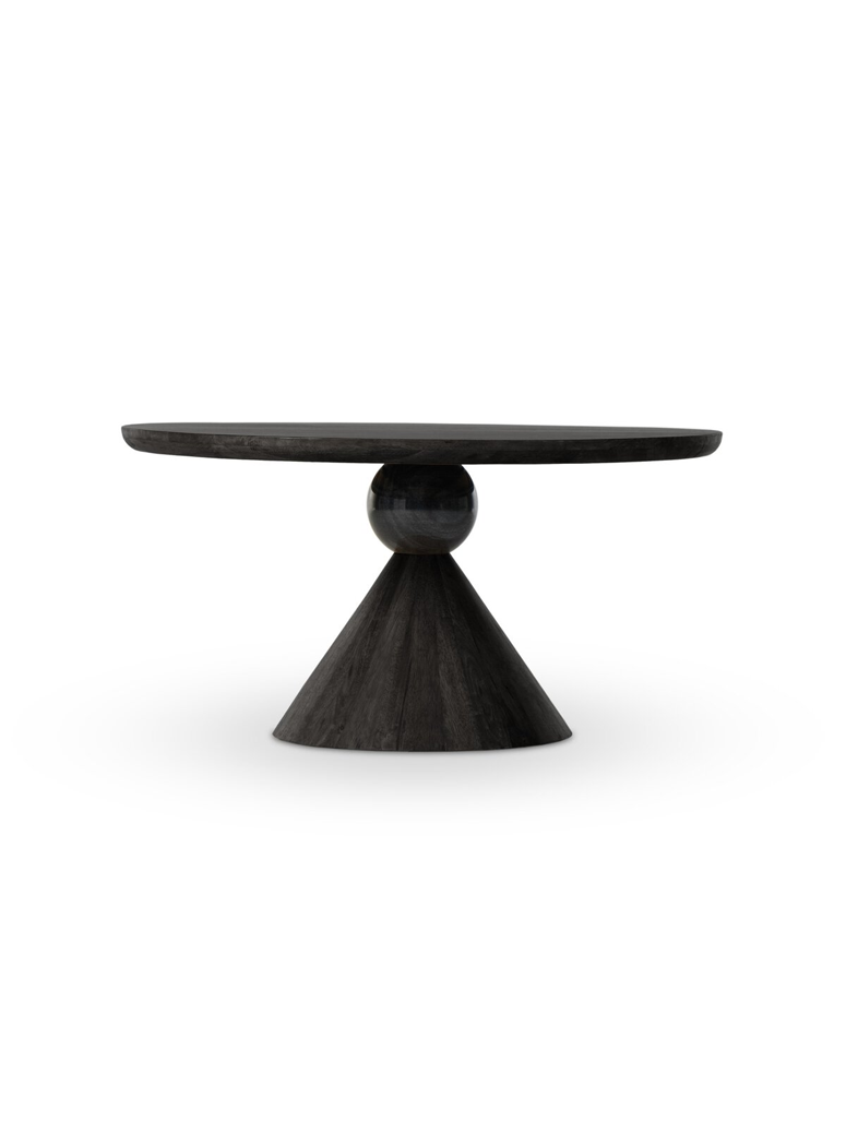 Four Hands Bibianna Dining Table,black