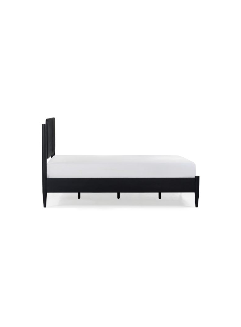 Manor King Bed, charcoal