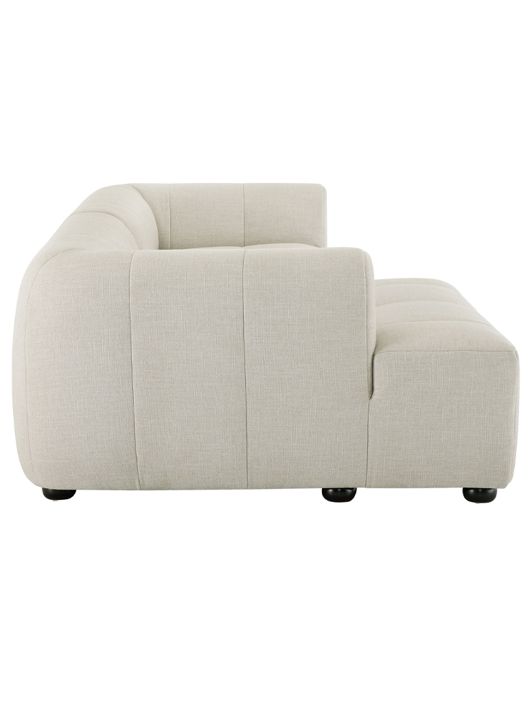 Axiom Sofa with Chaise,linen