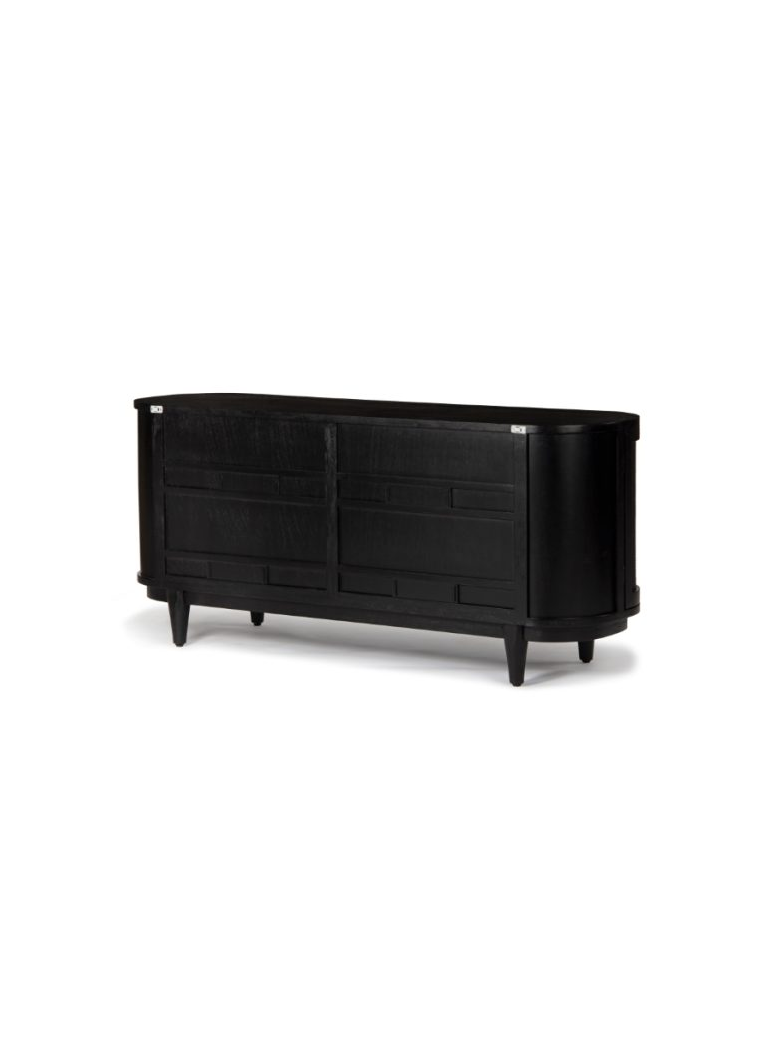 Couture 68" Media Stand,charcoal