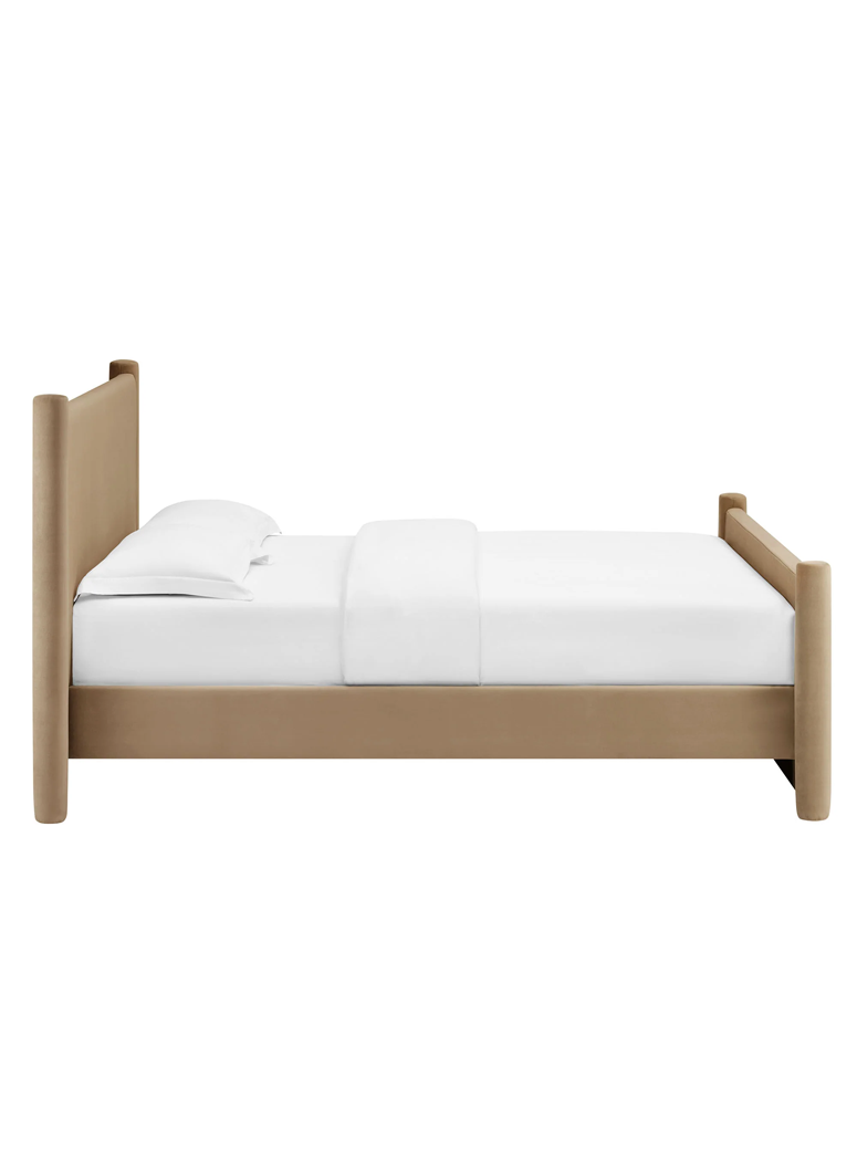 Mariselle Queen Plaform Bed,Taupe