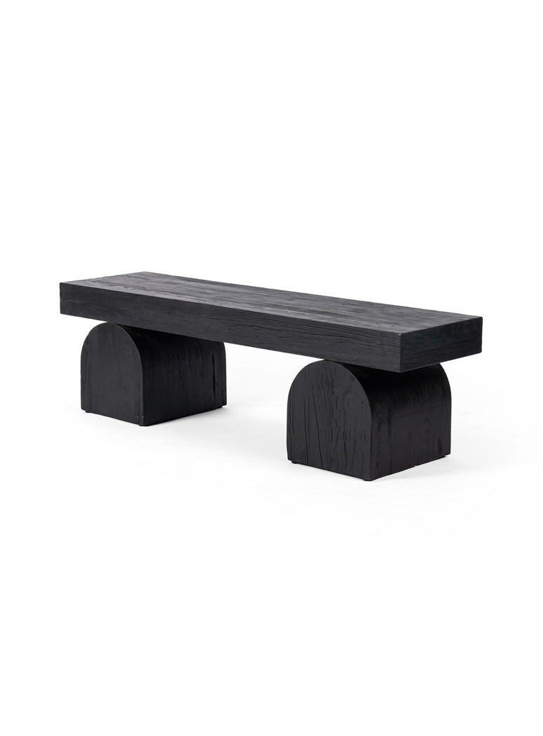 Four Hands Keane Bench,black