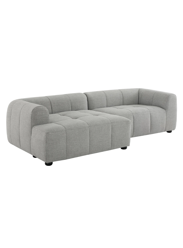 Axiom Sofa with Chaise,pewter