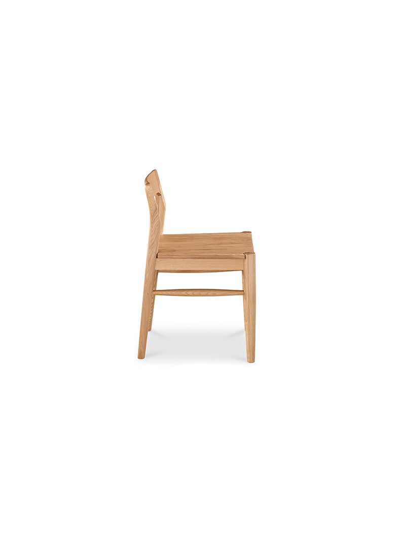 Artemis Dining Chair,natural oak,set of two