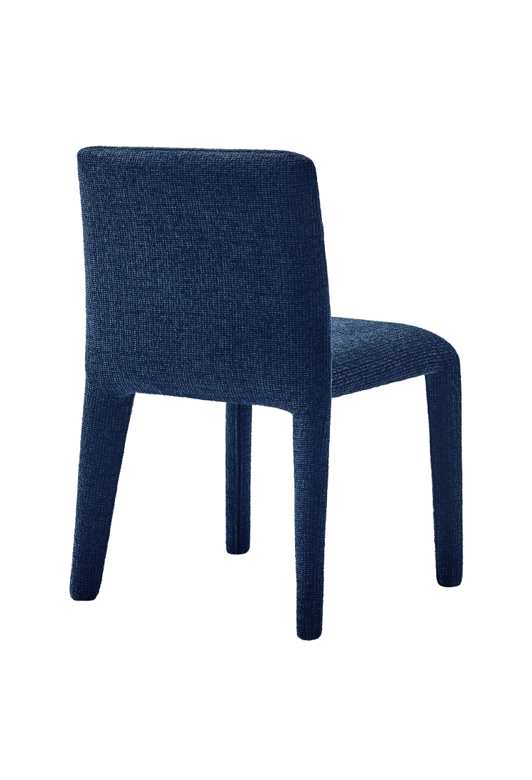 Noviara Fabric Dining Chair,Navy