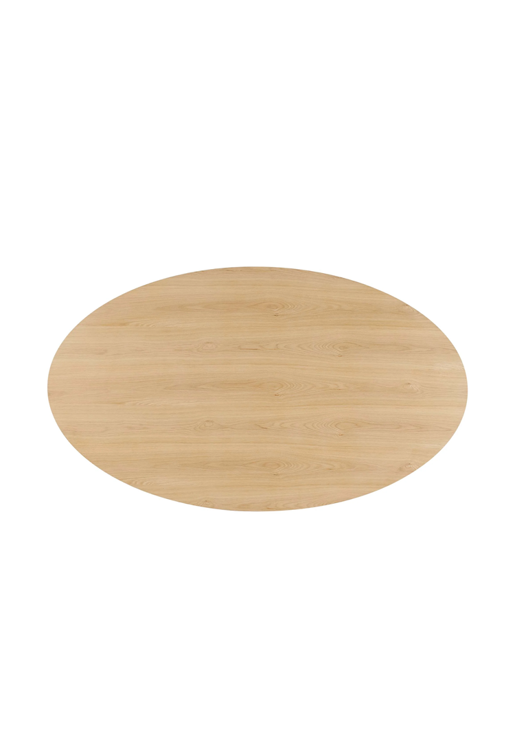 Quillon 75" Round Dining Table,Oak