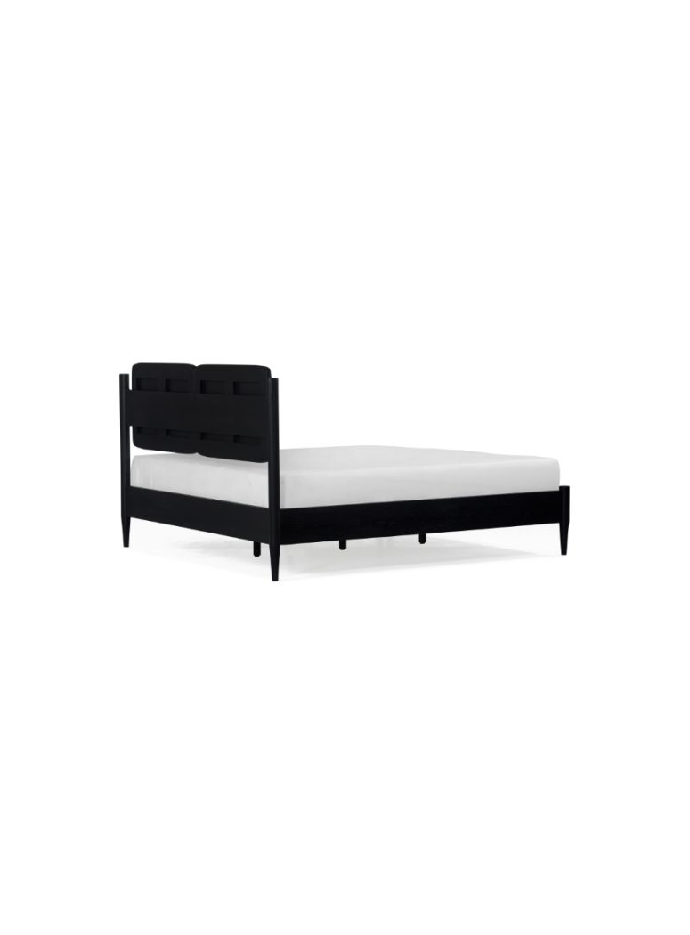 Manor Queen Bed, charcoal