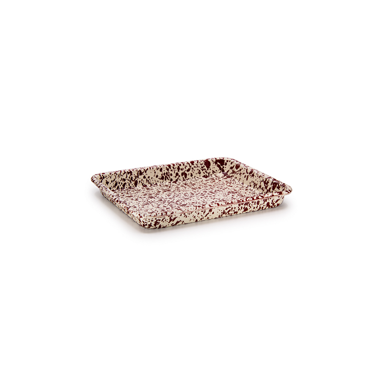 Crow Canyon Splatter Small Rectangle Tray