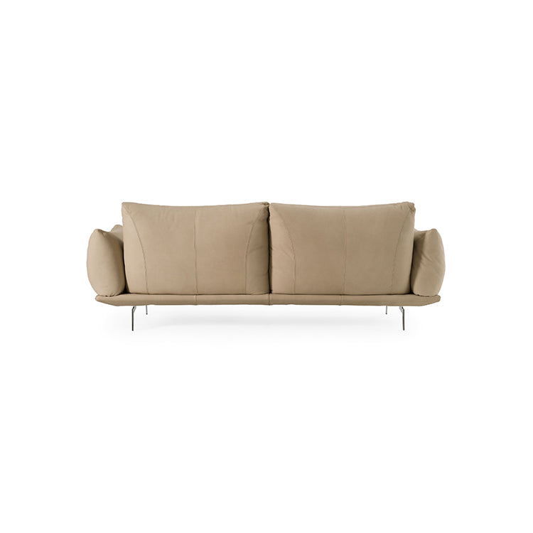Lopez Leather Sofa, beige
