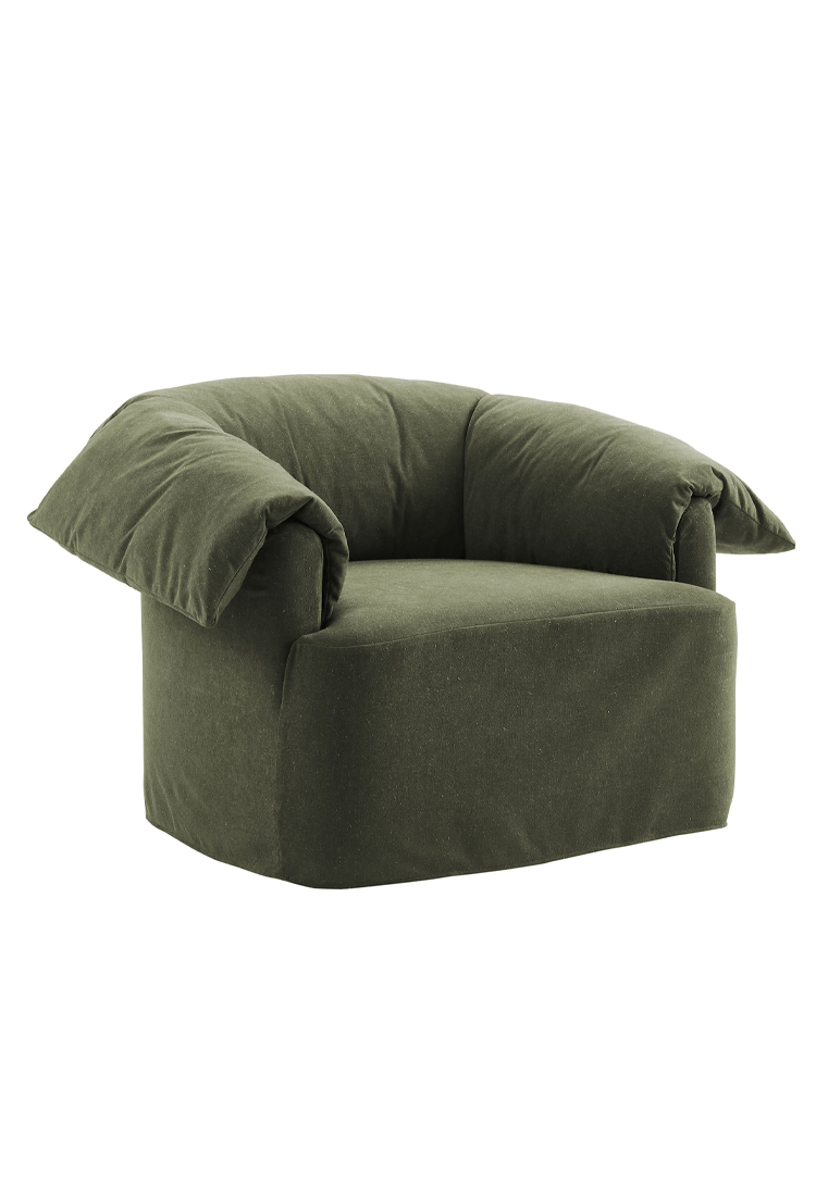 Euphoria Fabric Armchair,Sage