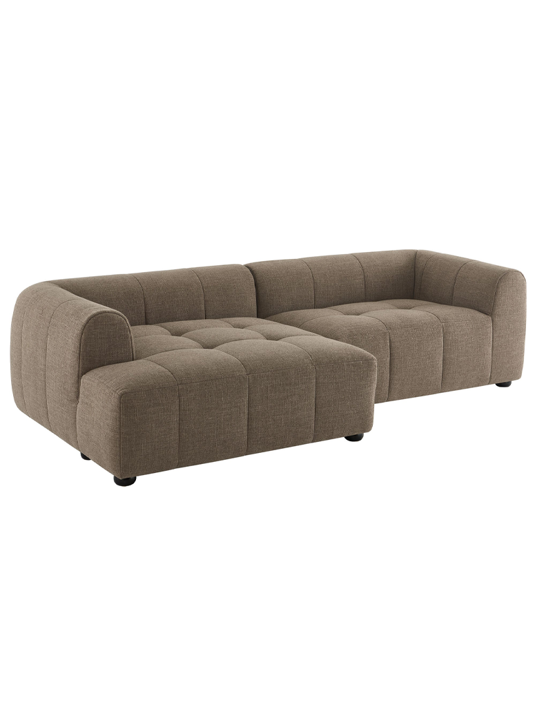 Axiom Sofa with Chaise,mocha