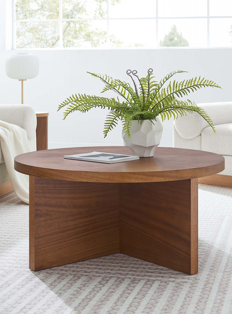 Quinlan Wood Coffee Table,walnut