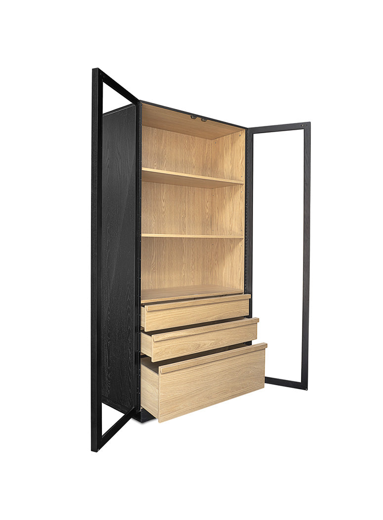 Glen Tall Cabinet.black