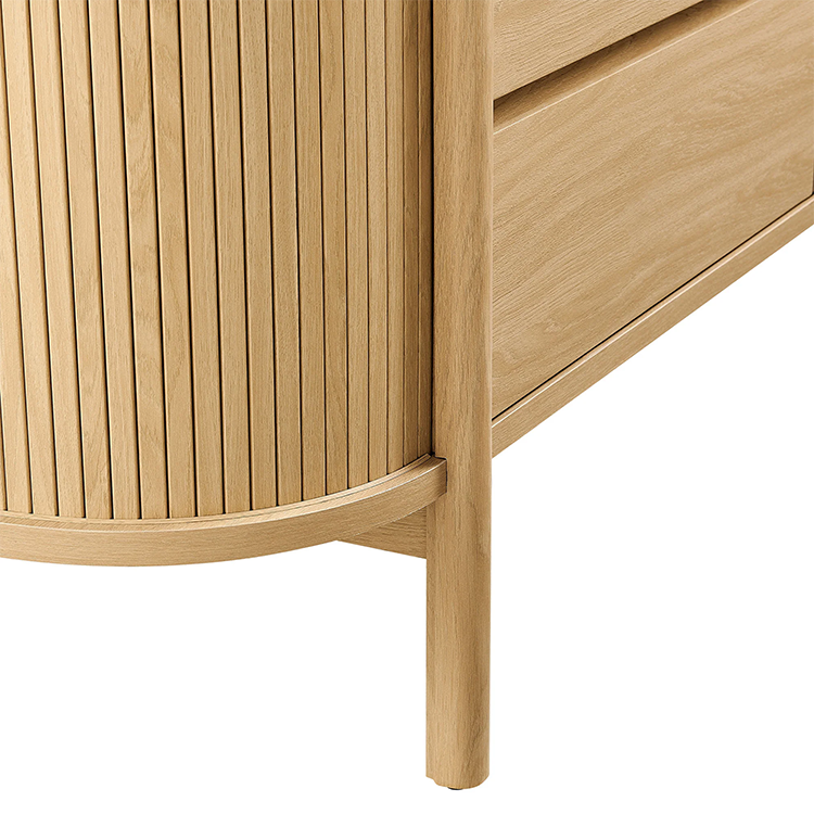 Flute Cadence Dresser, Oak