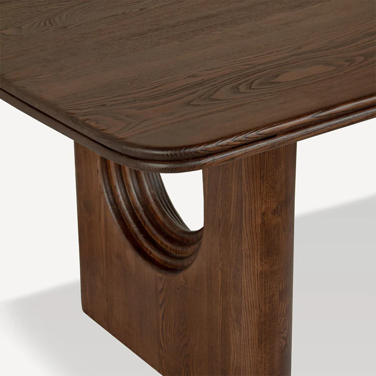 Layering Dining Table, Mud Brown